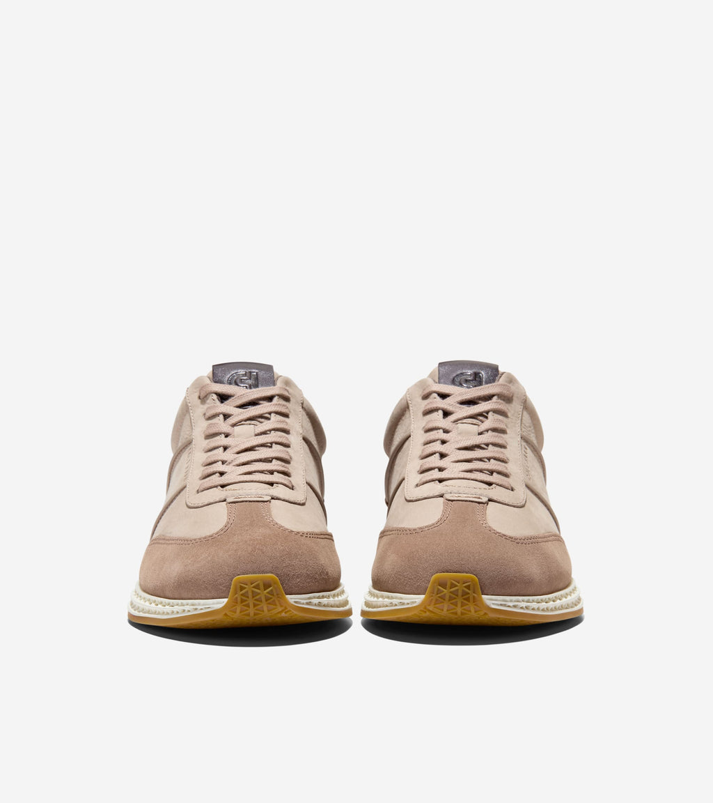 Men's GrandPrø SkyWeave™ Low Profile Sneakers-Dark Latte-Light Whiskey-Ivory