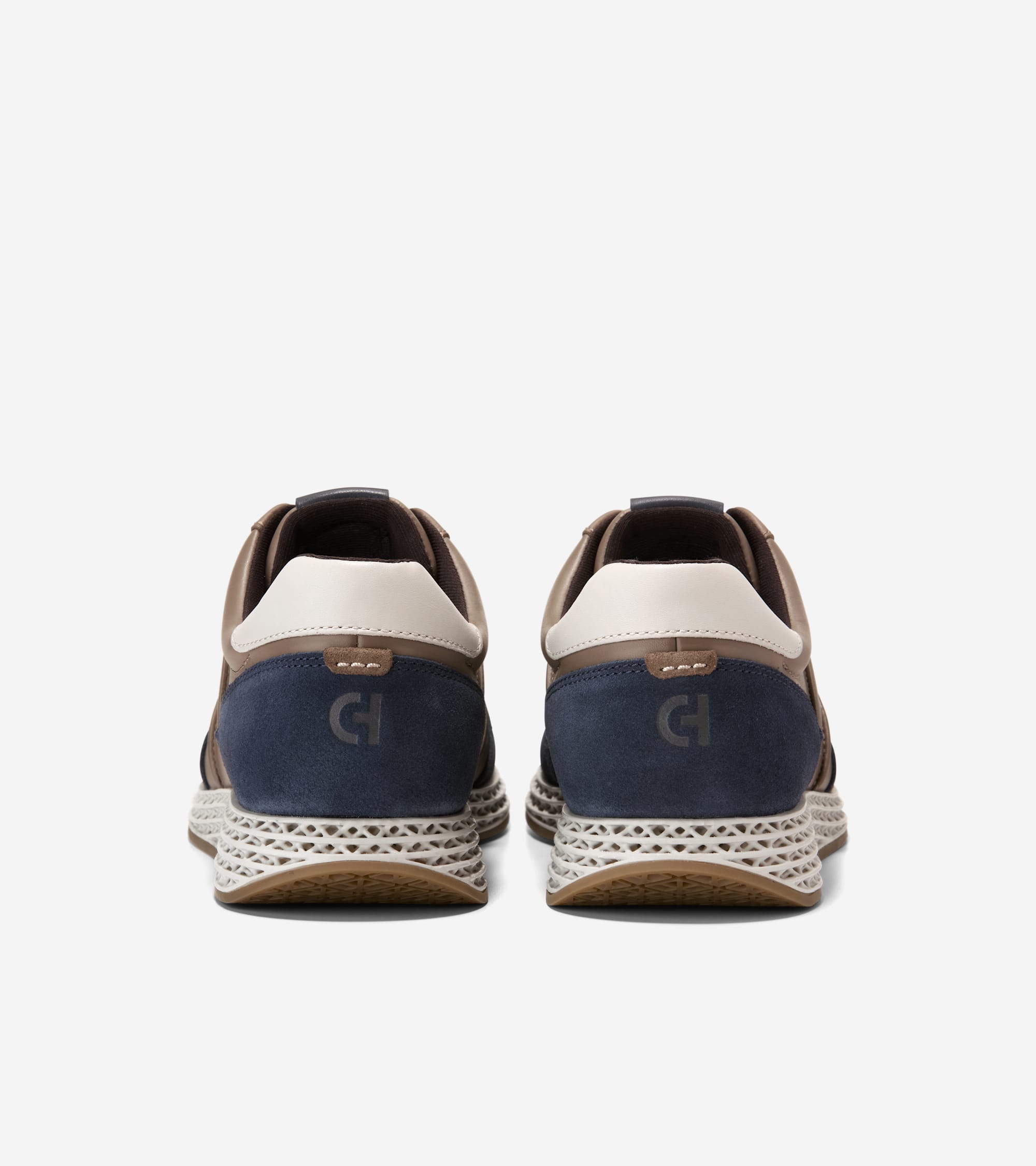 kolor | 21SCM-A01501 | NAVY×BEIGE ローファー Men's GrandPrø SkyWeave™ Low-Profile Sneakers in Beige | Cole Haan