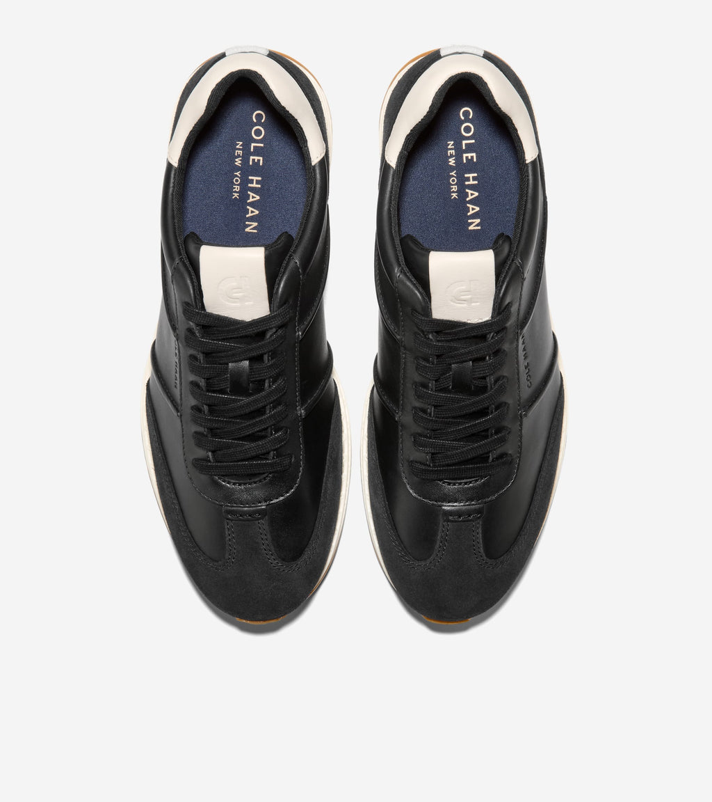 Men's GrandPrø SkyWeave™ Running Sneakers-Black-Ivory-Angora