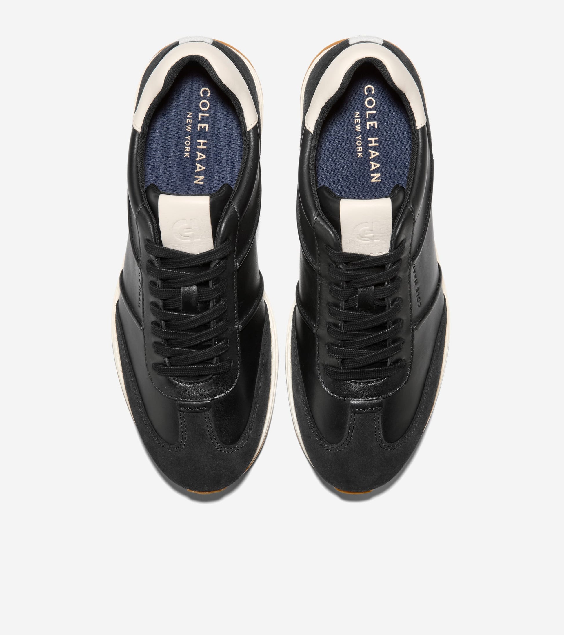 Men's GrandPrø SkyWeave™ Running Sneakers-Black-Ivory-Angora