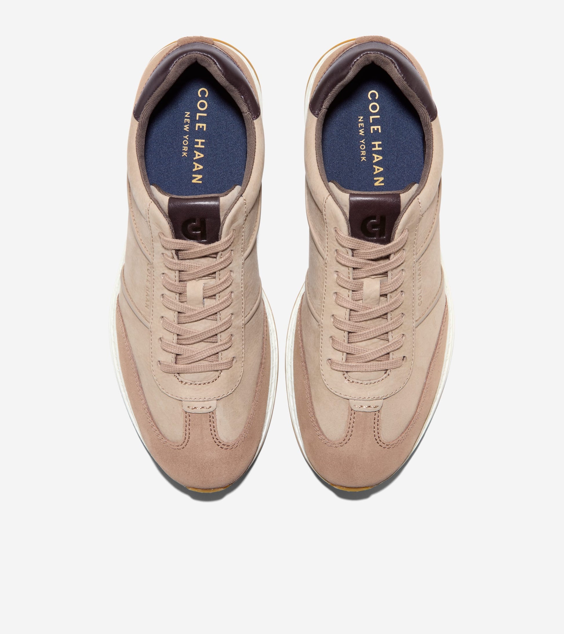 Men's GrandPrø SkyWeave™ Low Profile Sneakers-Dark Latte-Light Whiskey-Ivory