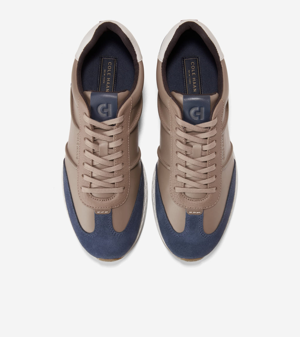 Men's GrandPrø SkyWeave™ Low-Profile Sneakers-Irish Coffee-Navy Blazer