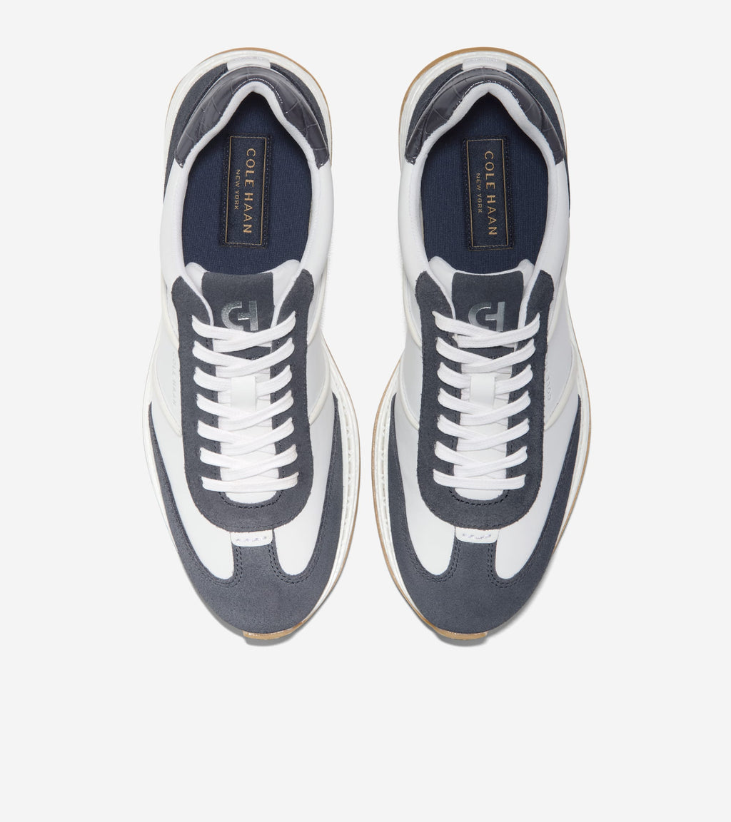 Women's GrandPrø Low Profile SkyWeave™ Running Shoes-White-Blackened Pearl-Croc
