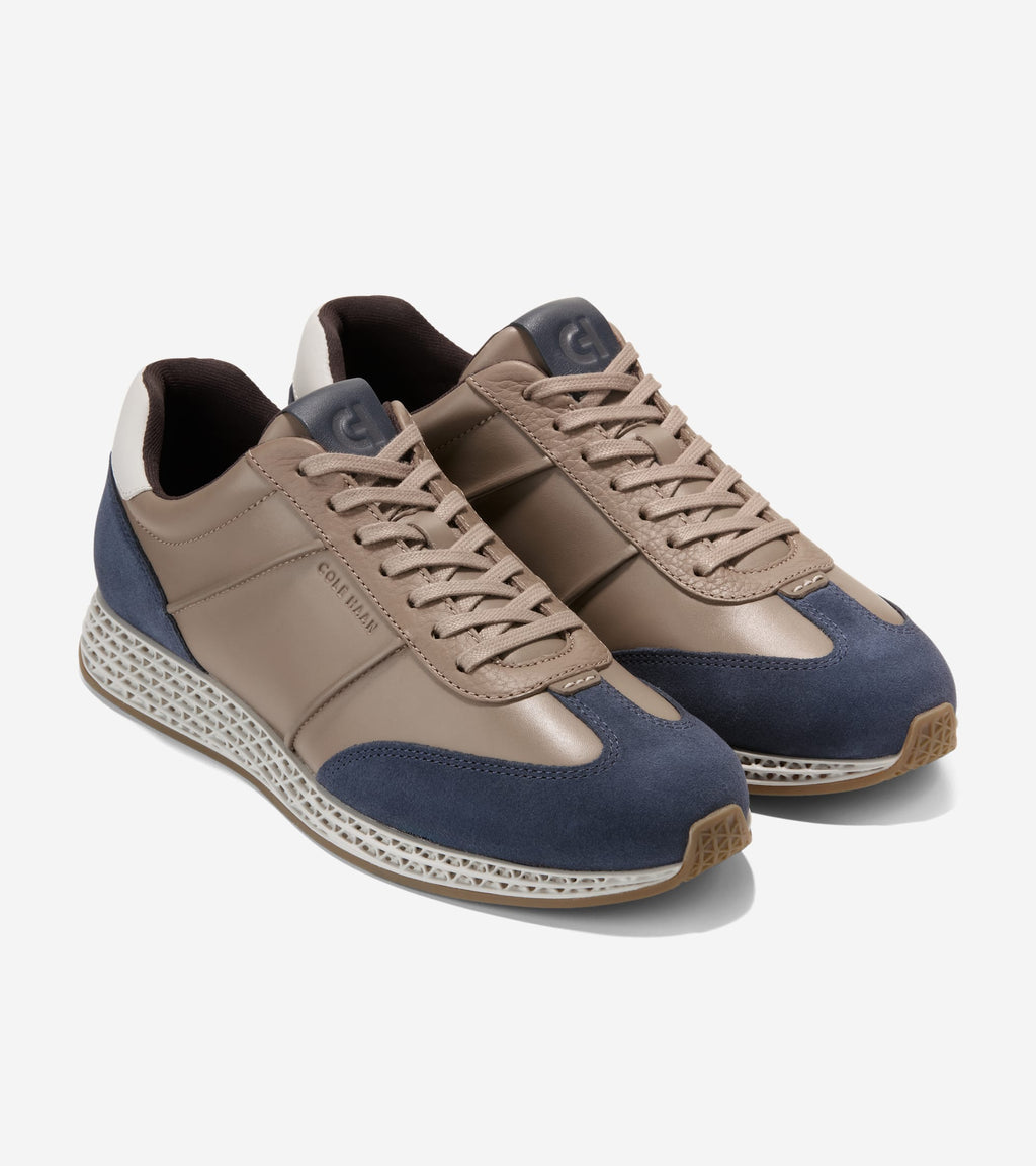 Men's GrandPrø SkyWeave™ Low-Profile Sneakers-Irish Coffee-Navy Blazer
