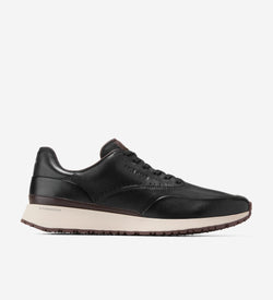 Men's Grandprø Luxe Mile Sneakers-Black-Madeira-Angora