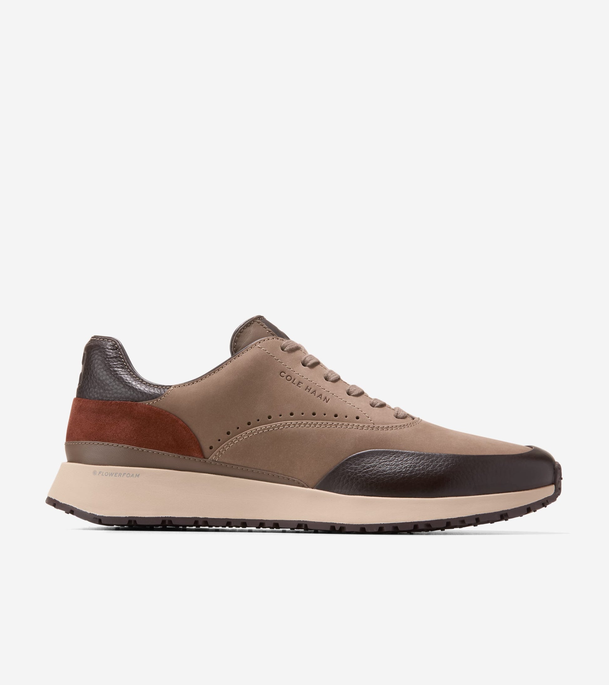 Men's Grandprø Luxe Mile Sneakers-Irish Coffee-Dark Chocolate