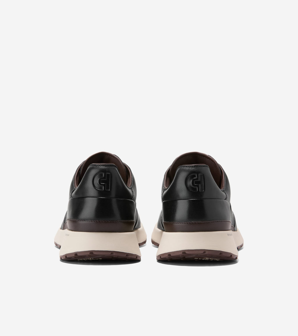Men's Grandprø Luxe Mile Sneakers-Black-Madeira-Angora