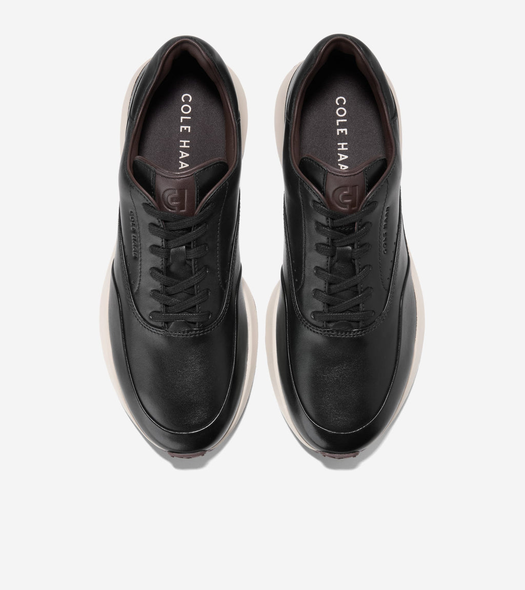 Men's Grandprø Luxe Mile Sneakers-Black-Madeira-Angora