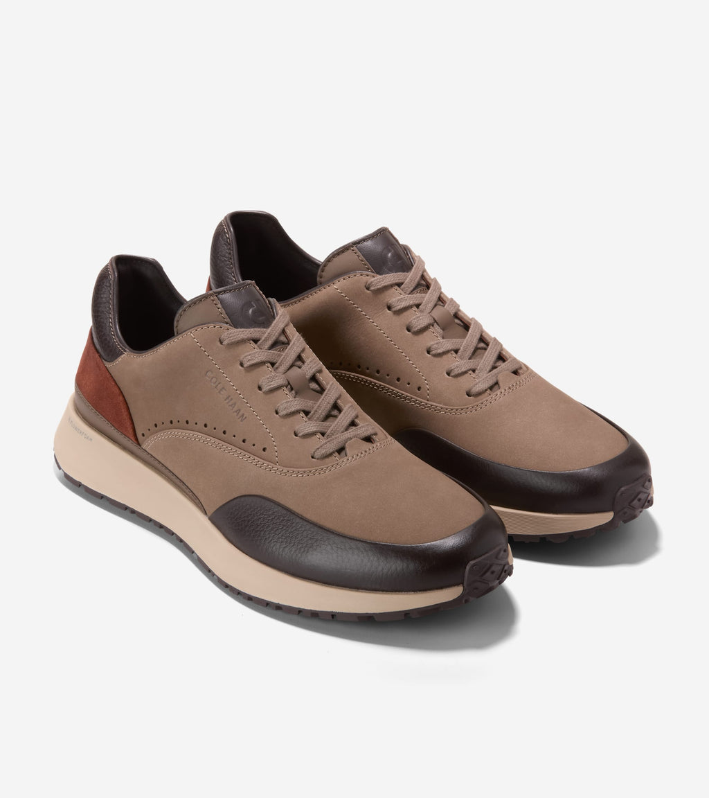 Men's Grandprø Luxe Mile Sneakers-Irish Coffee-Dark Chocolate