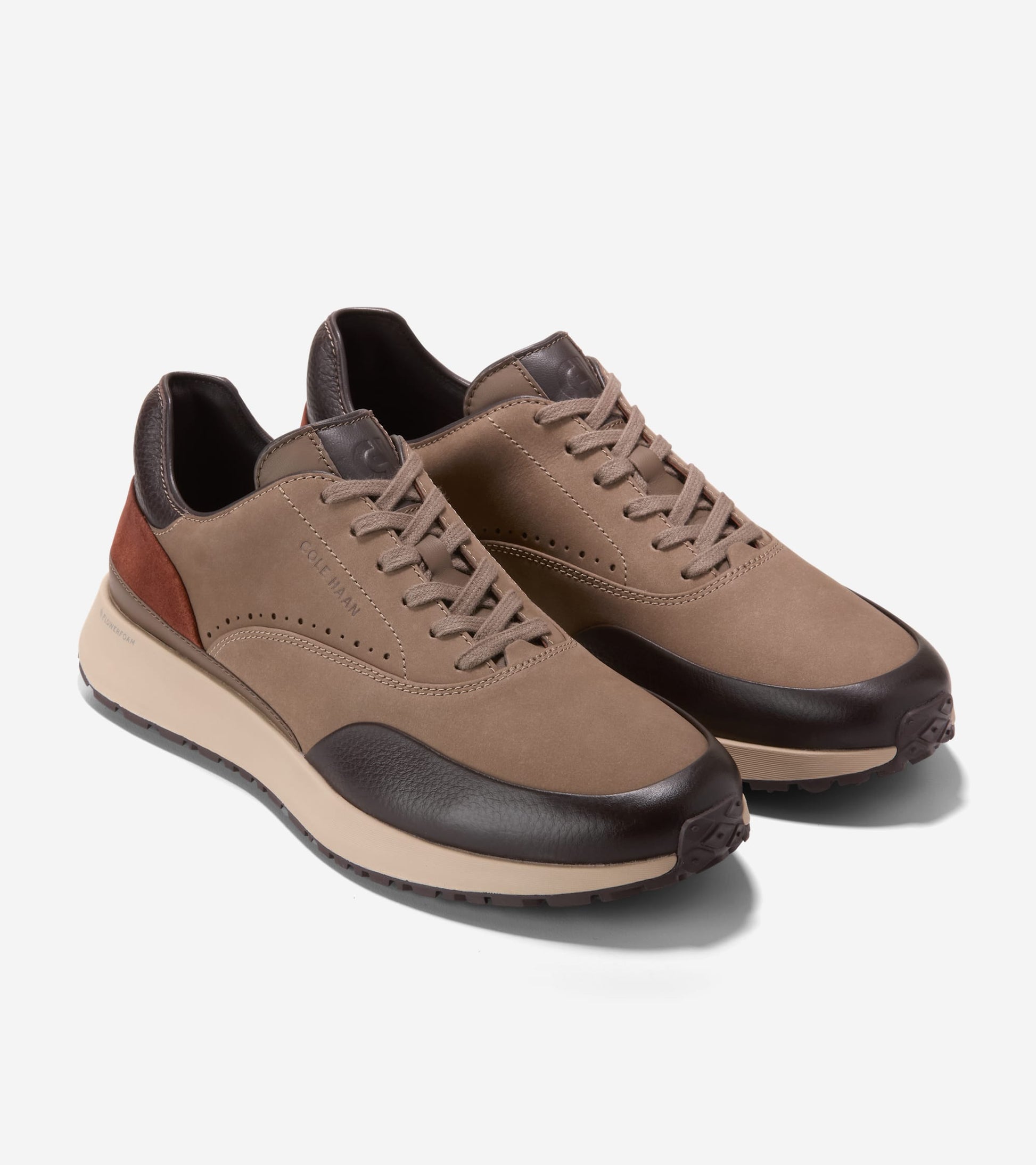 Men's Grandprø Luxe Mile Sneakers-Irish Coffee-Dark Chocolate