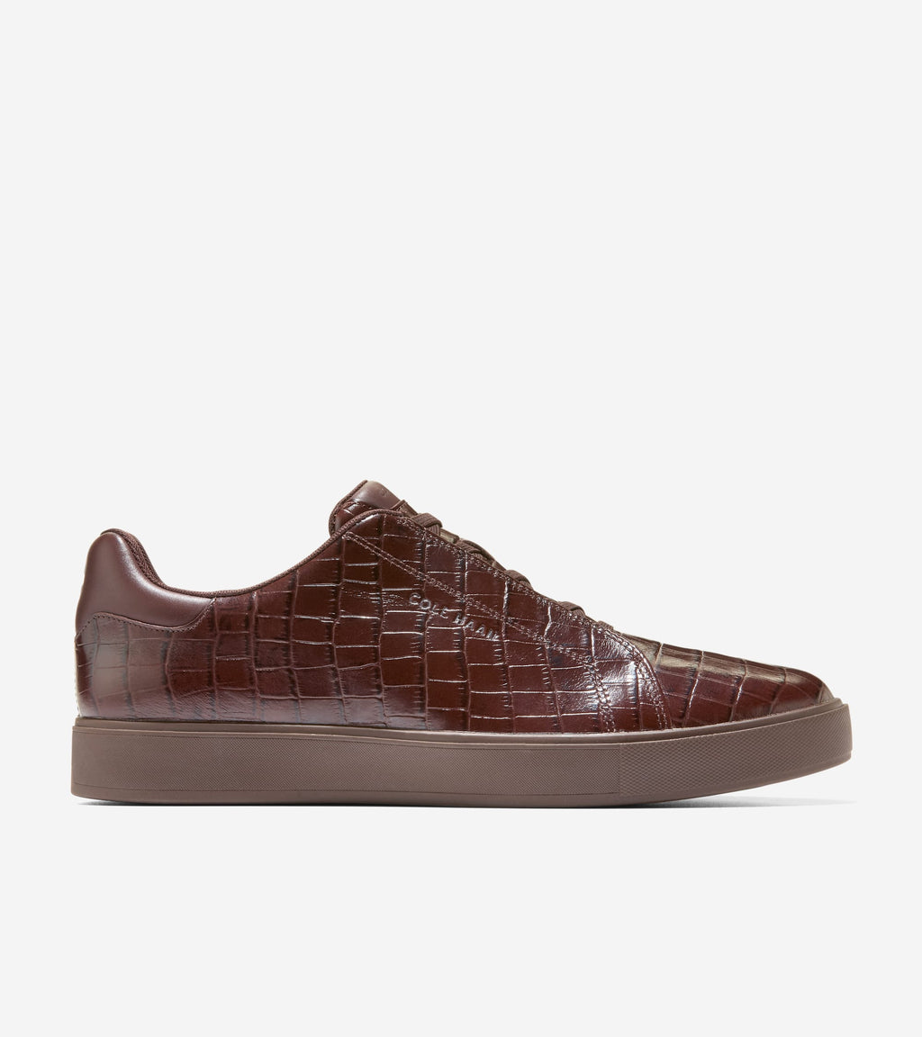 Men's GrandPrø Luxe Slip-On Sneakers-Madeira Croc Emboss Print