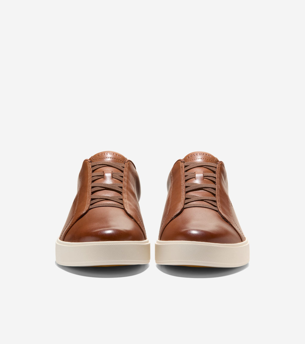 Men's GrandPrø Luxe Slip-On Sneakers-British Tan-Ivory