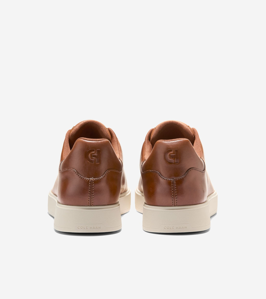 Men's GrandPrø Luxe Slip-On Sneakers-British Tan-Ivory