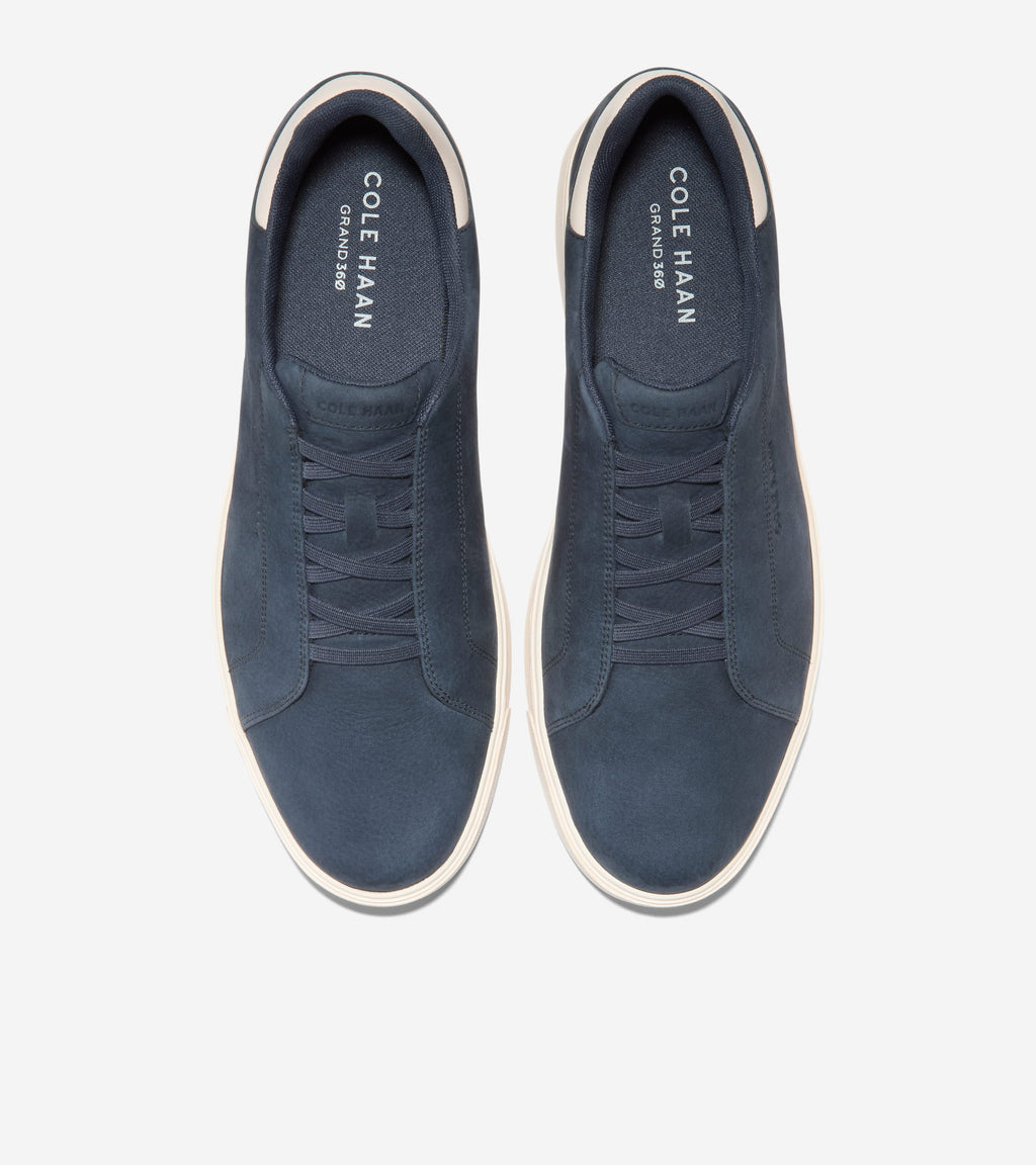 Men's GrandPrø Luxe Slip-On Sneakers-Navy Blazer-Ivory
