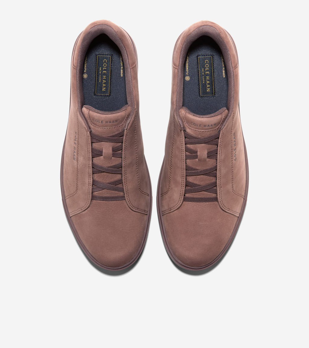 Men's GrandPrø Luxe Slip-On Sneakers-Chestnut-Chestnut