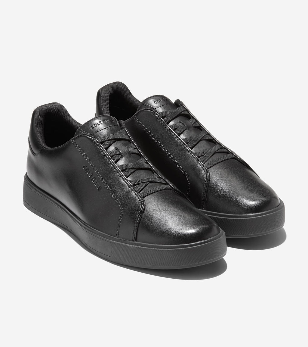 Men's GrandPrø Luxe Slip-On Sneakers-Black