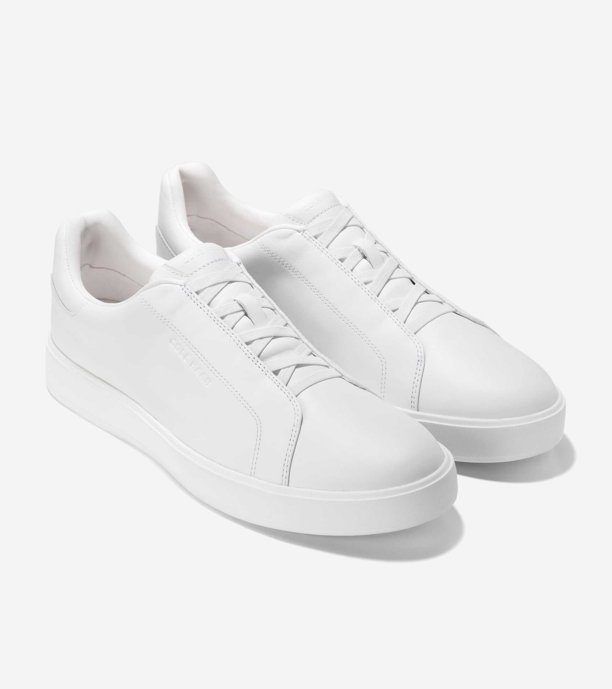 Men's GrandPrø Luxe Slip-On Sneakers-Optic White