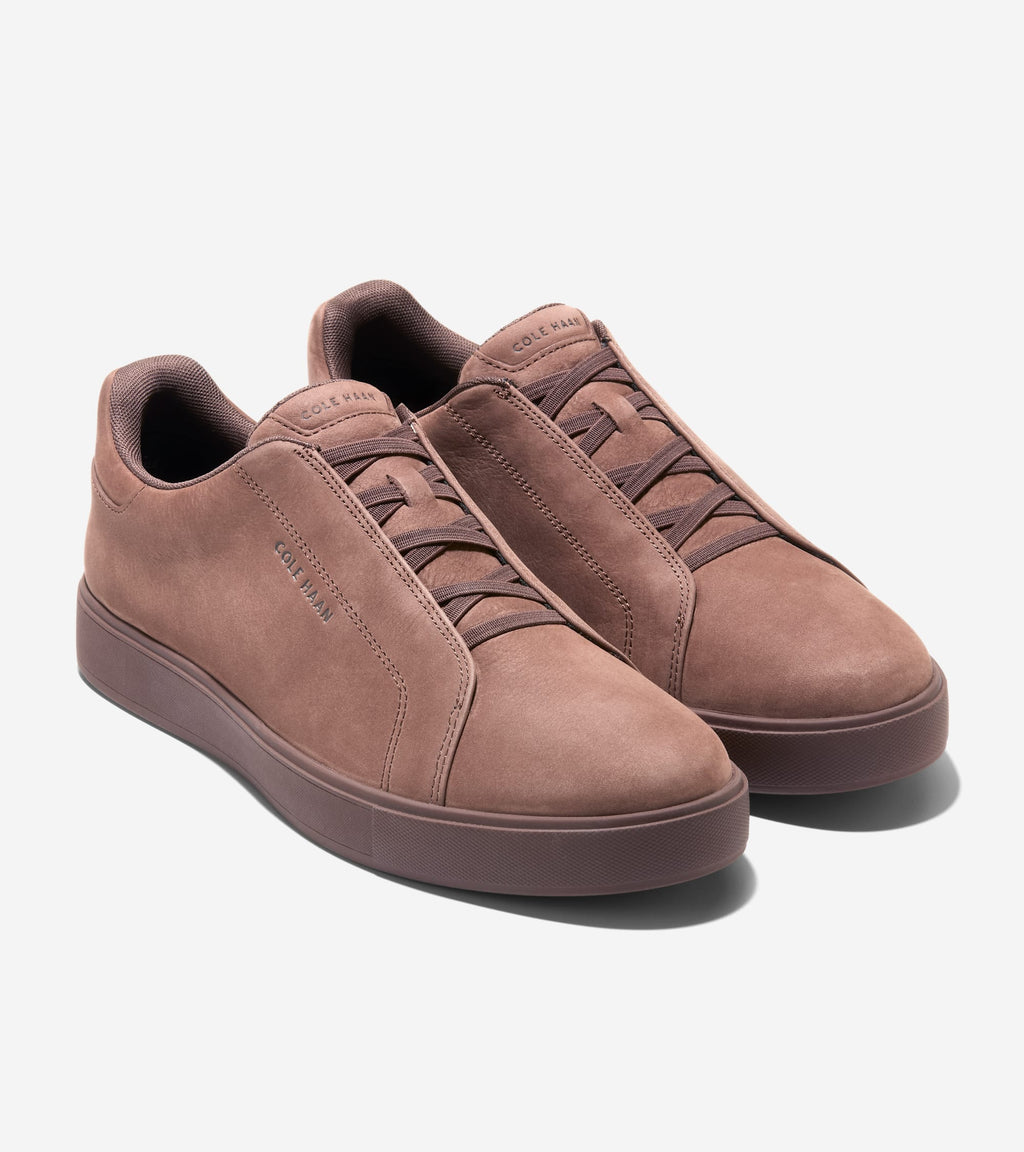 Men's GrandPrø Luxe Slip-On Sneakers-Chestnut-Chestnut