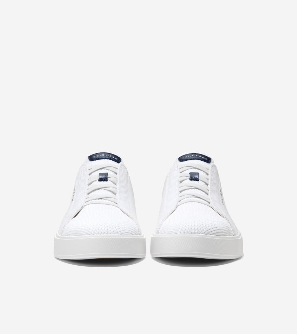 Men's GrandPrø Luxe Slip-On Stitchlite™ Sneakers-White-Navy Blazer