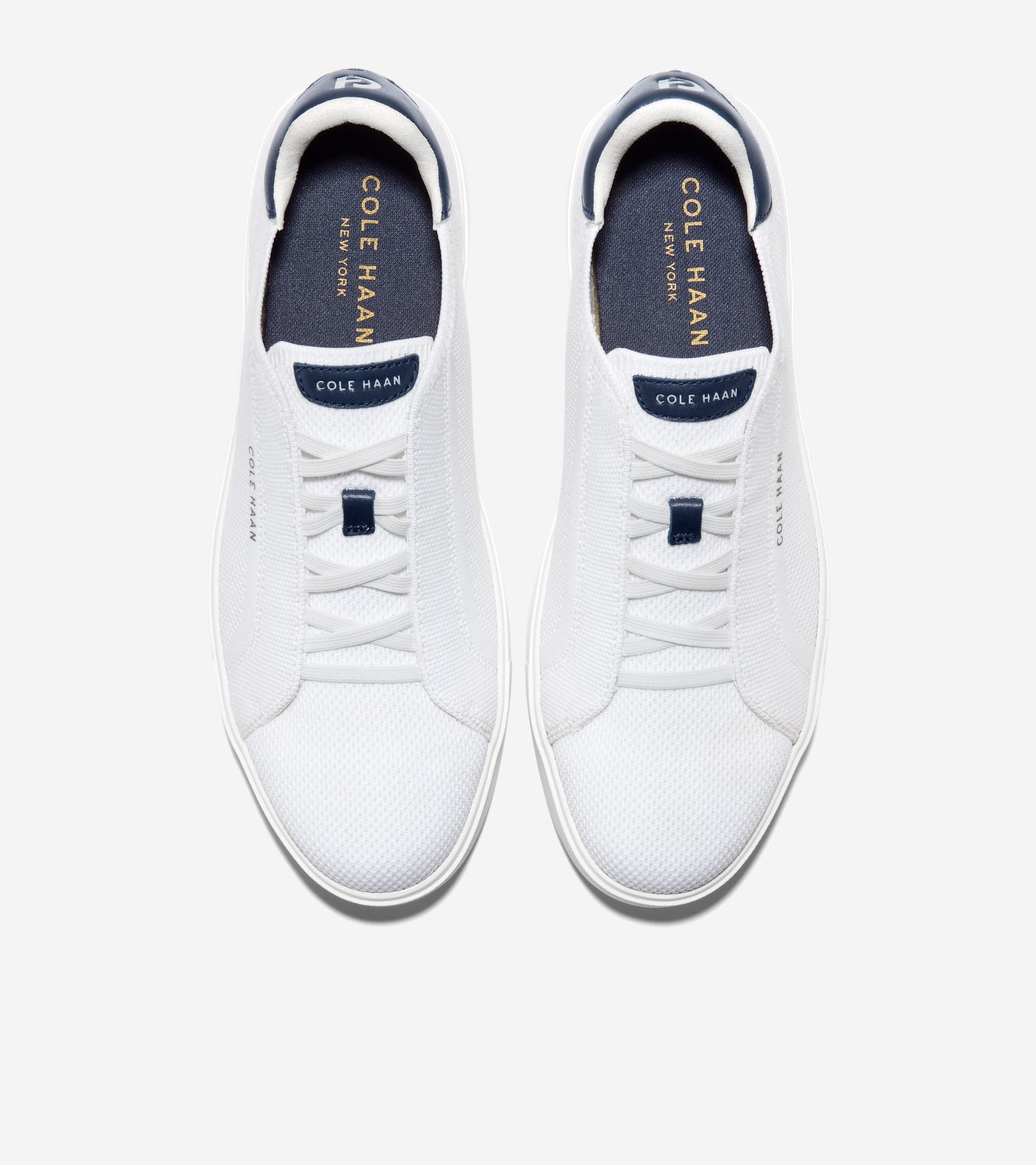 Men's GrandPrø Luxe Slip-On Stitchlite™ Sneakers-White-Navy Blazer