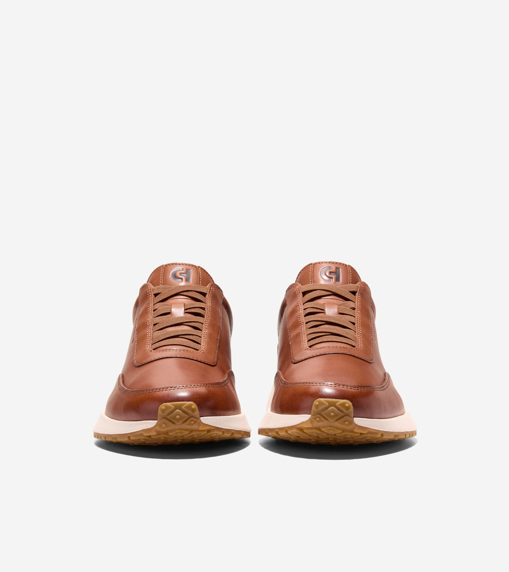Men's GrandPrø Luxe Mile Slip-On Sneakers-British Tan-Ivory-Gum