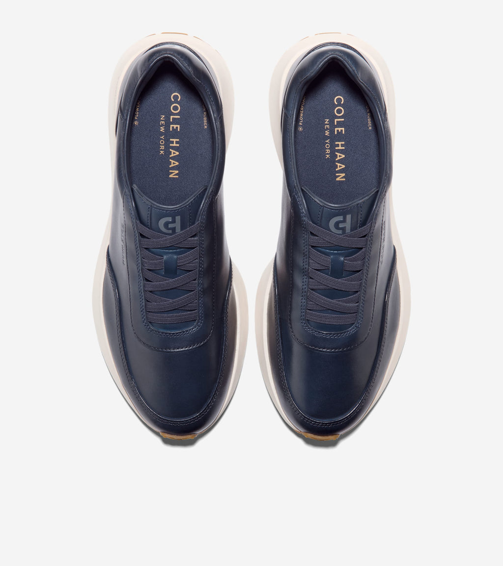 Men's GrandPrø Luxe Mile Slip-On Sneakers-Navy Blazer-Ivory-Gum