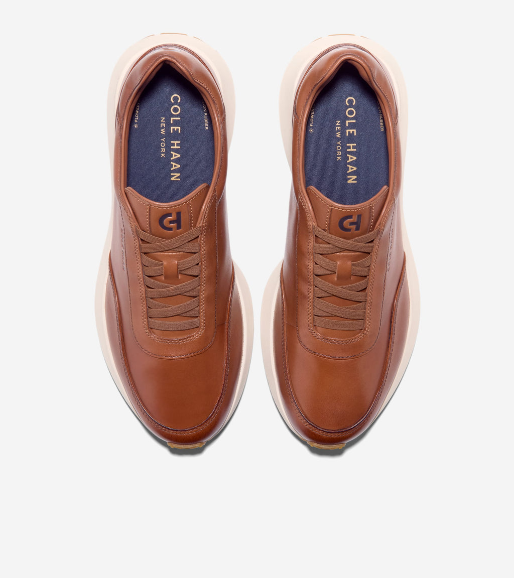 Men's GrandPrø Luxe Mile Slip-On Sneakers-British Tan-Ivory-Gum