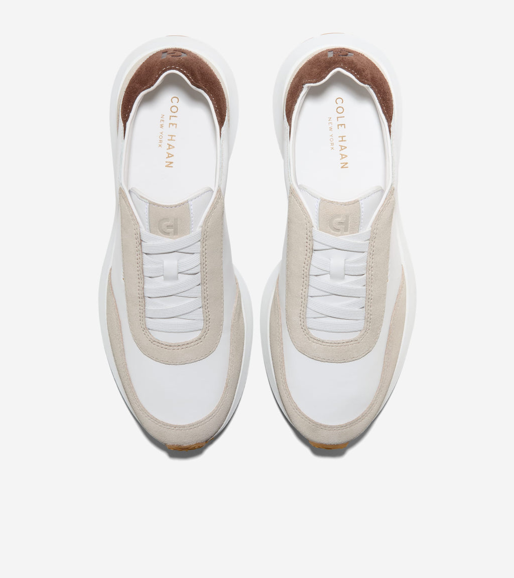 Women's GrandPrø Luxe Mile Slip-On Sneakers-Ancient Scroll-Fondue Fudge