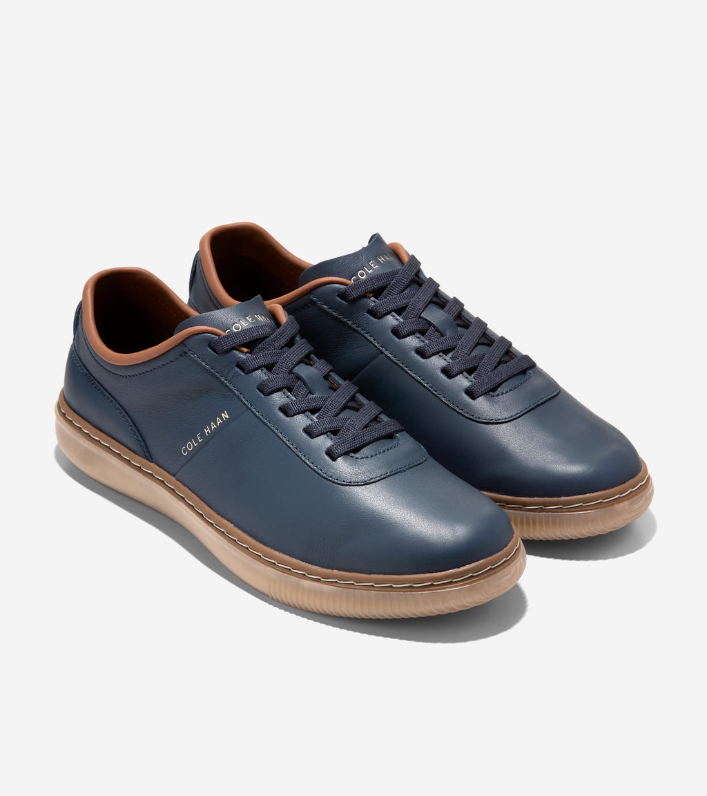 Men's GrandPrø Packwell Sneakers-Navy Blazer-Spiced Brown