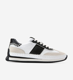 Women's GrandPrø Premier Sneakers-White-Black-Silver Birch