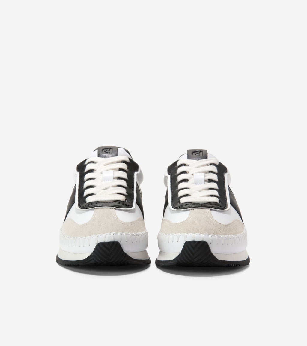 Women's GrandPrø Premier Sneakers-White-Black-Silver Birch