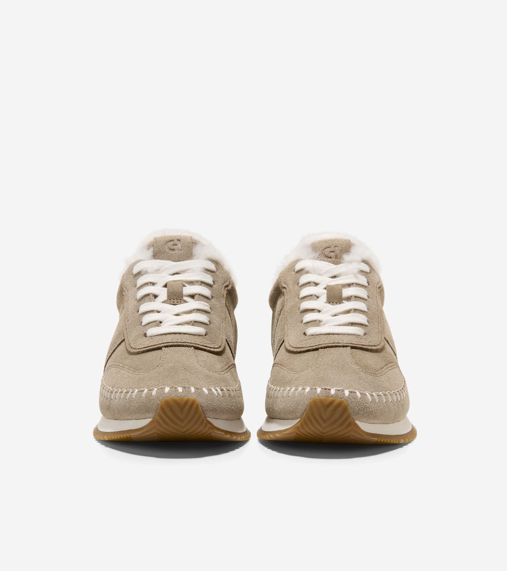 Women's GrandPrø Premier Running Shoes-Irish Coffee-Natural Shearling