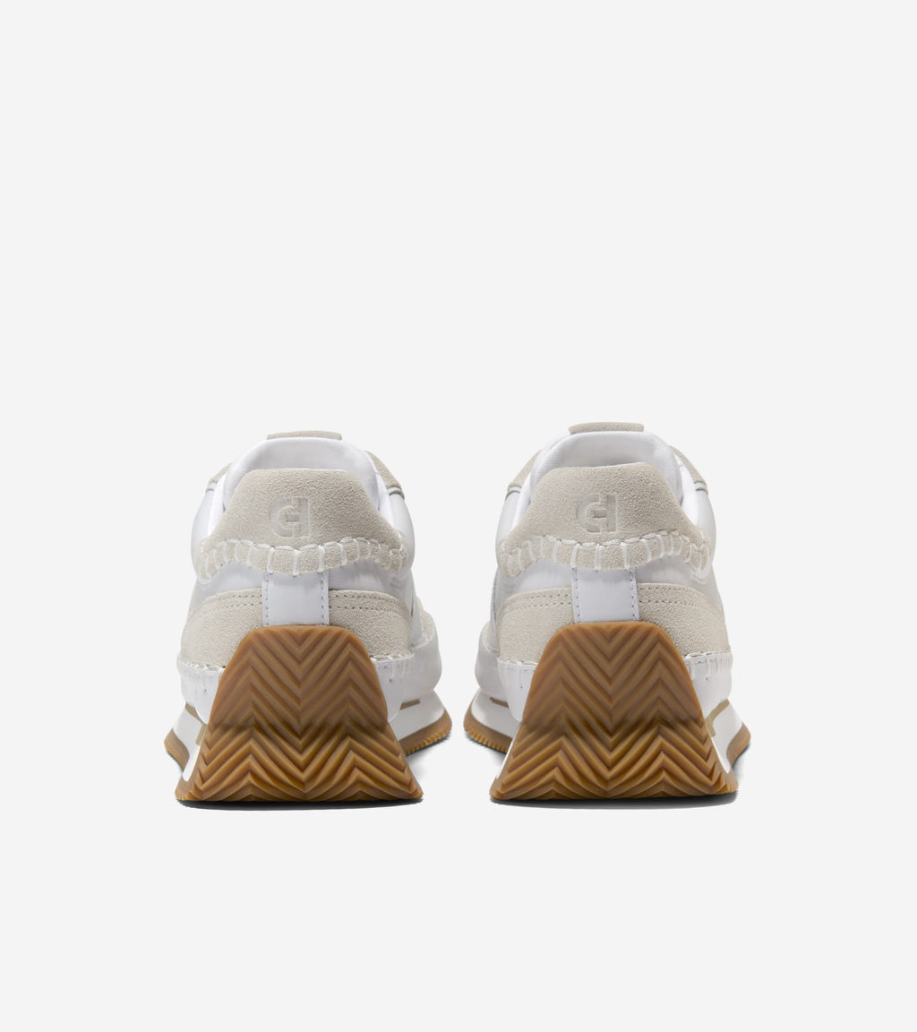 Women's GrandPrø Premier Sneakers-White-Silver Birch