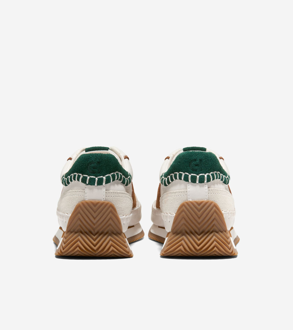 Women's GrandPrø Premier Sneakers-Ivory-Tobacco-Forest