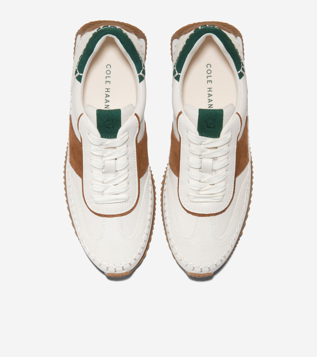 Women's GrandPrø Premier Sneakers-Ivory-Tobacco-Forest