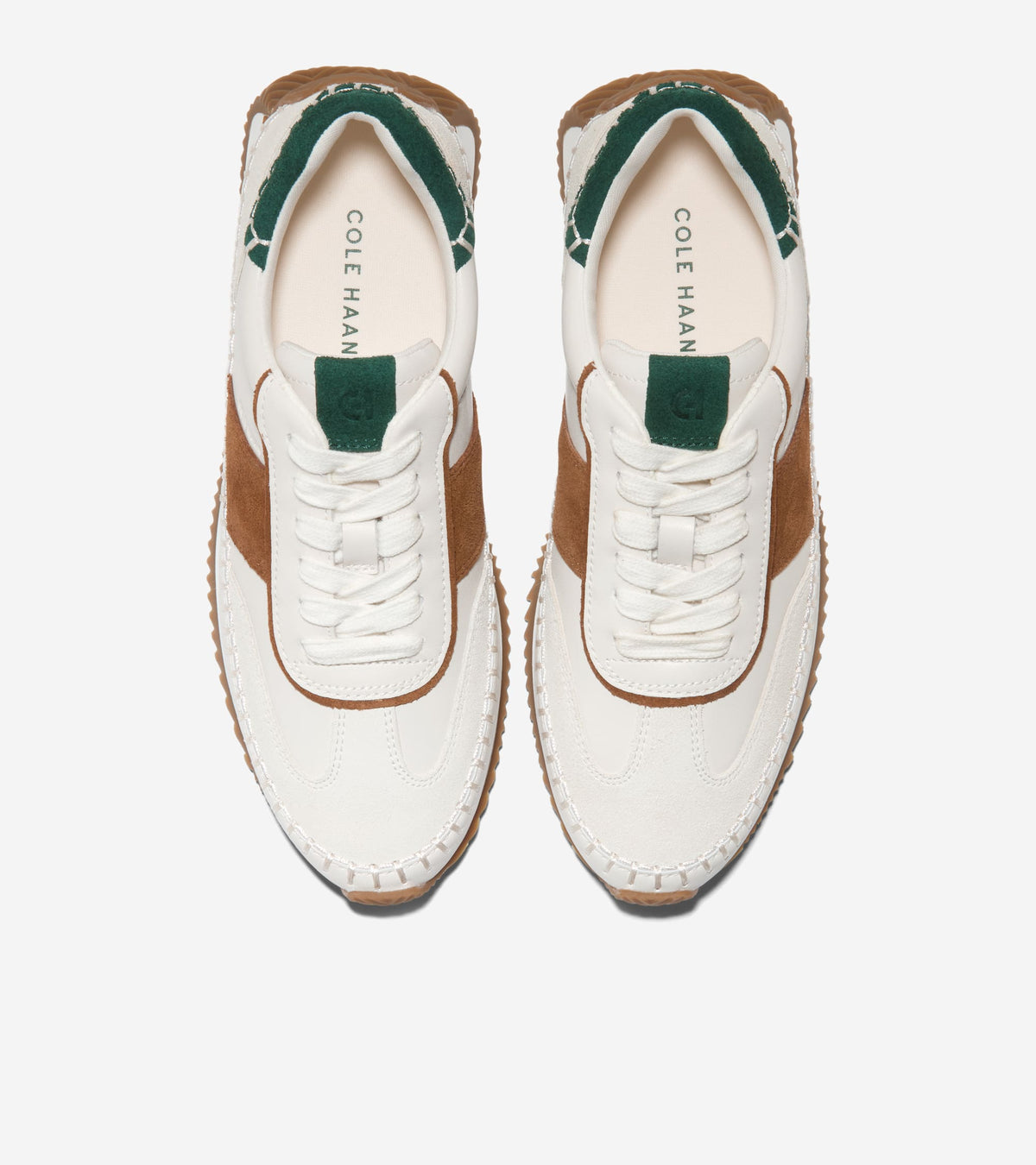 Women's GrandPrø Premier Sneakers-Ivory-Tobacco-Forest