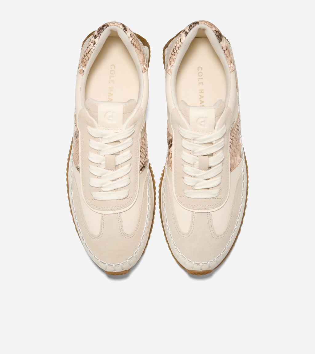 Women's GrandPrø Premier Running Sneakers-Sand Dollar-Mojave Snake Print