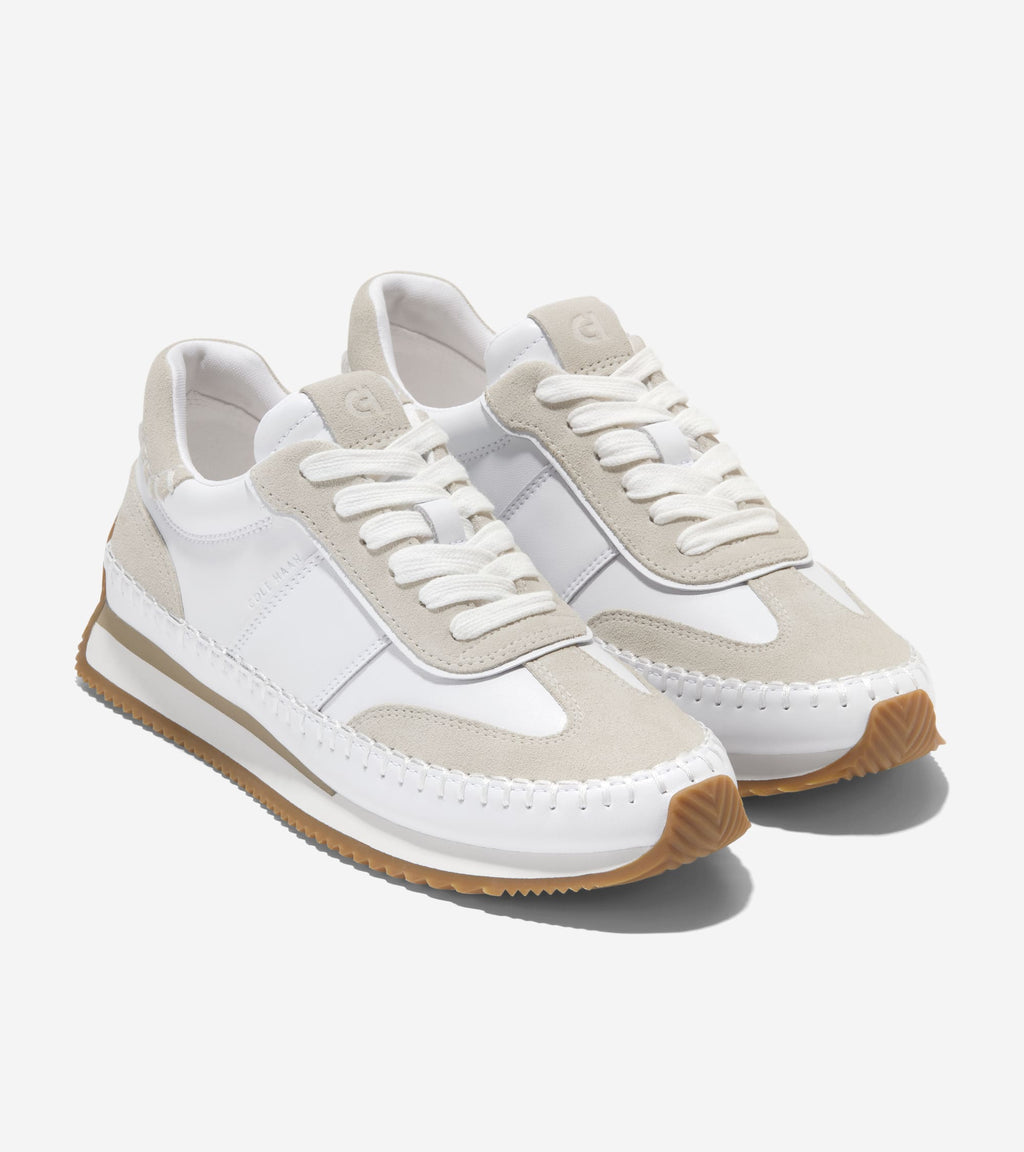 Women's GrandPrø Premier Sneakers-White-Silver Birch