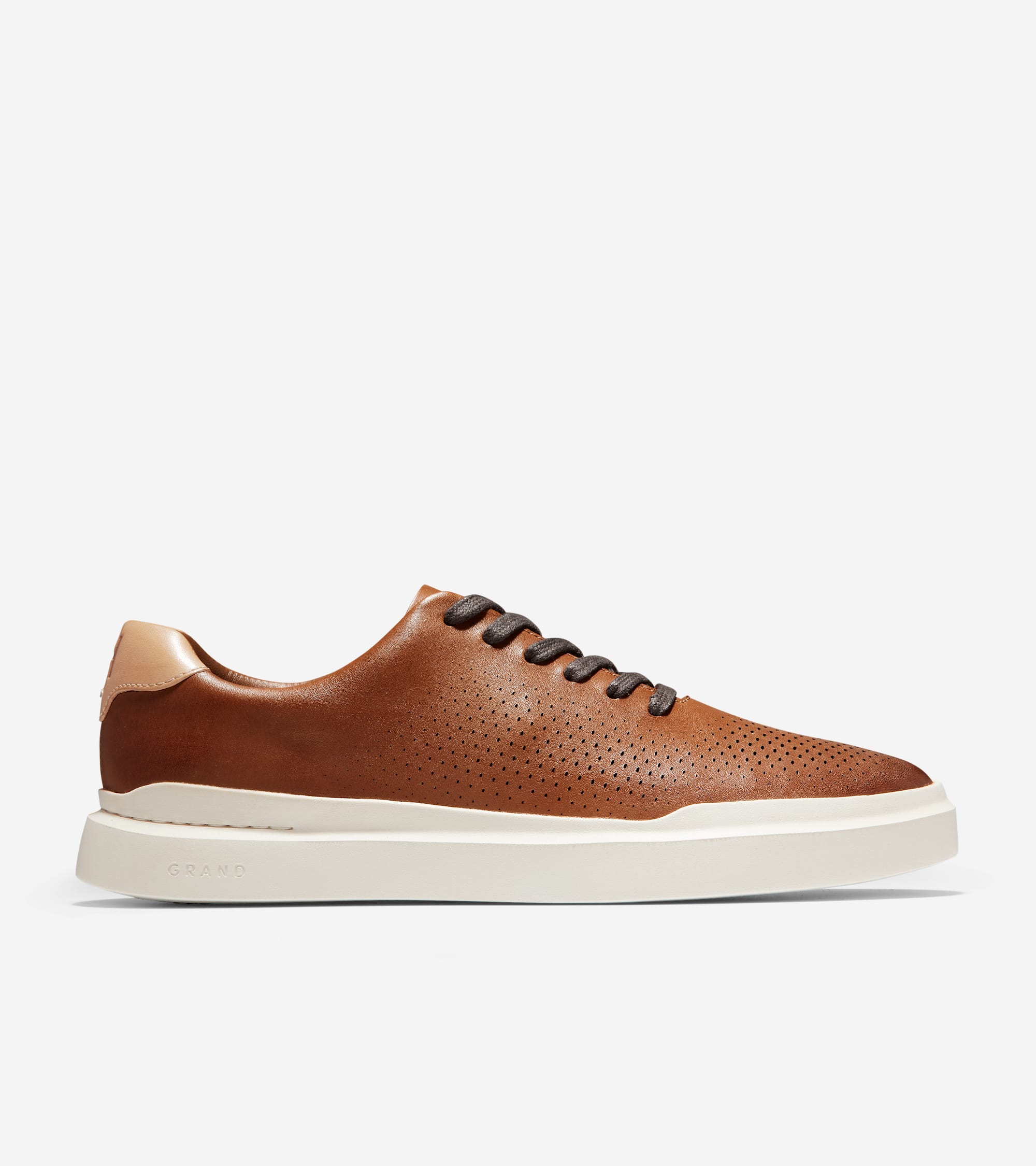 Men's GrandPrø Rally Laser Cut Sneakers in Brown | Cole Haan