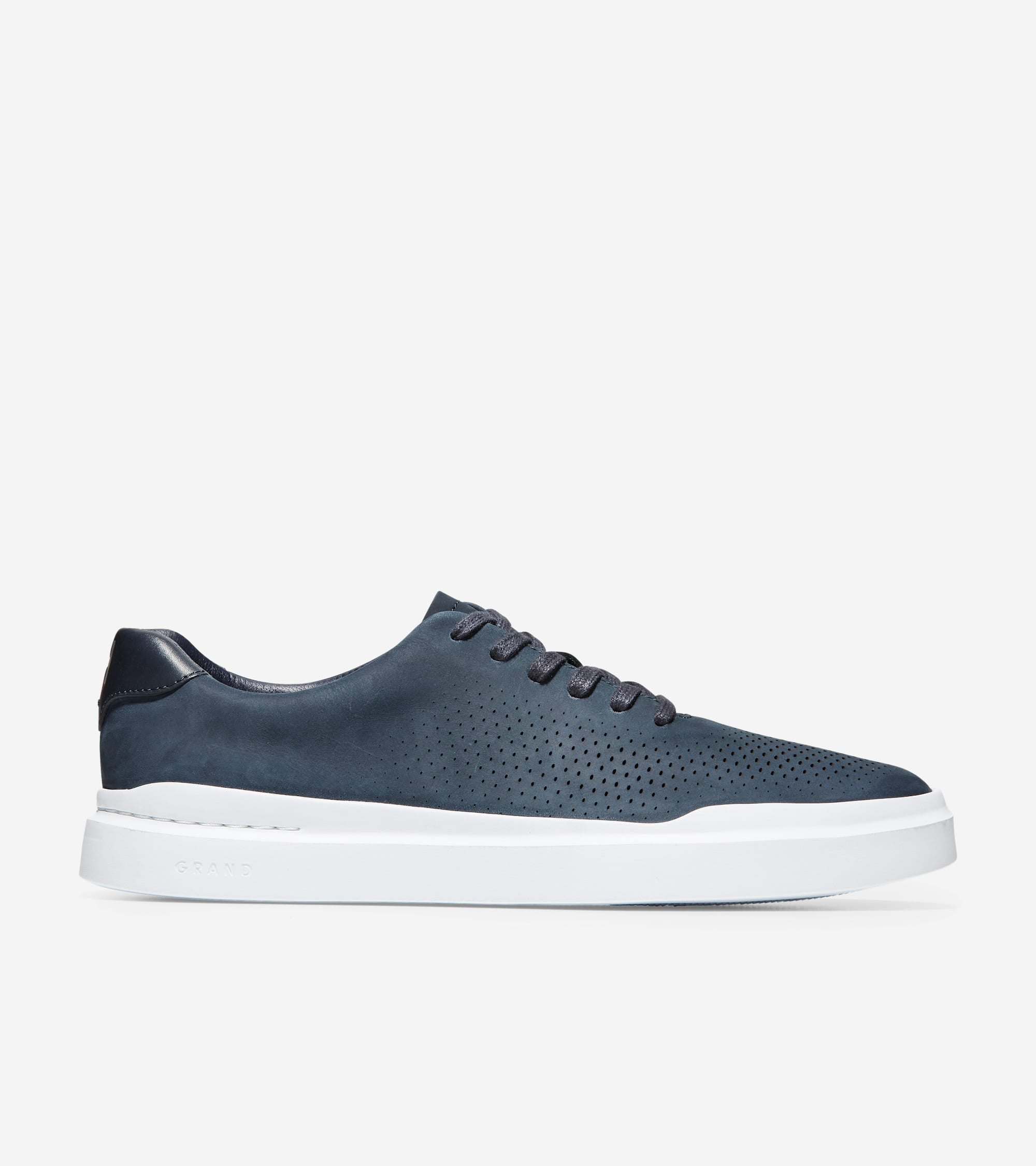 Men's GrandPrø Rally Laser Cut Sneakers in Blue | Cole Haan