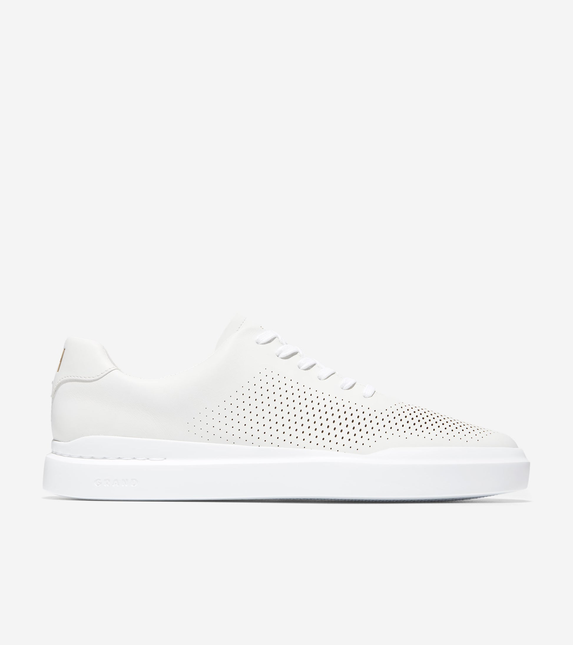 Men's GrandPrø Rally Laser Cut Sneakers-White