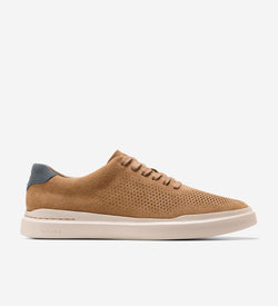 Men's GrandPrø Rally Laser Cut Sneakers-Toasted Coconut-Turbulence