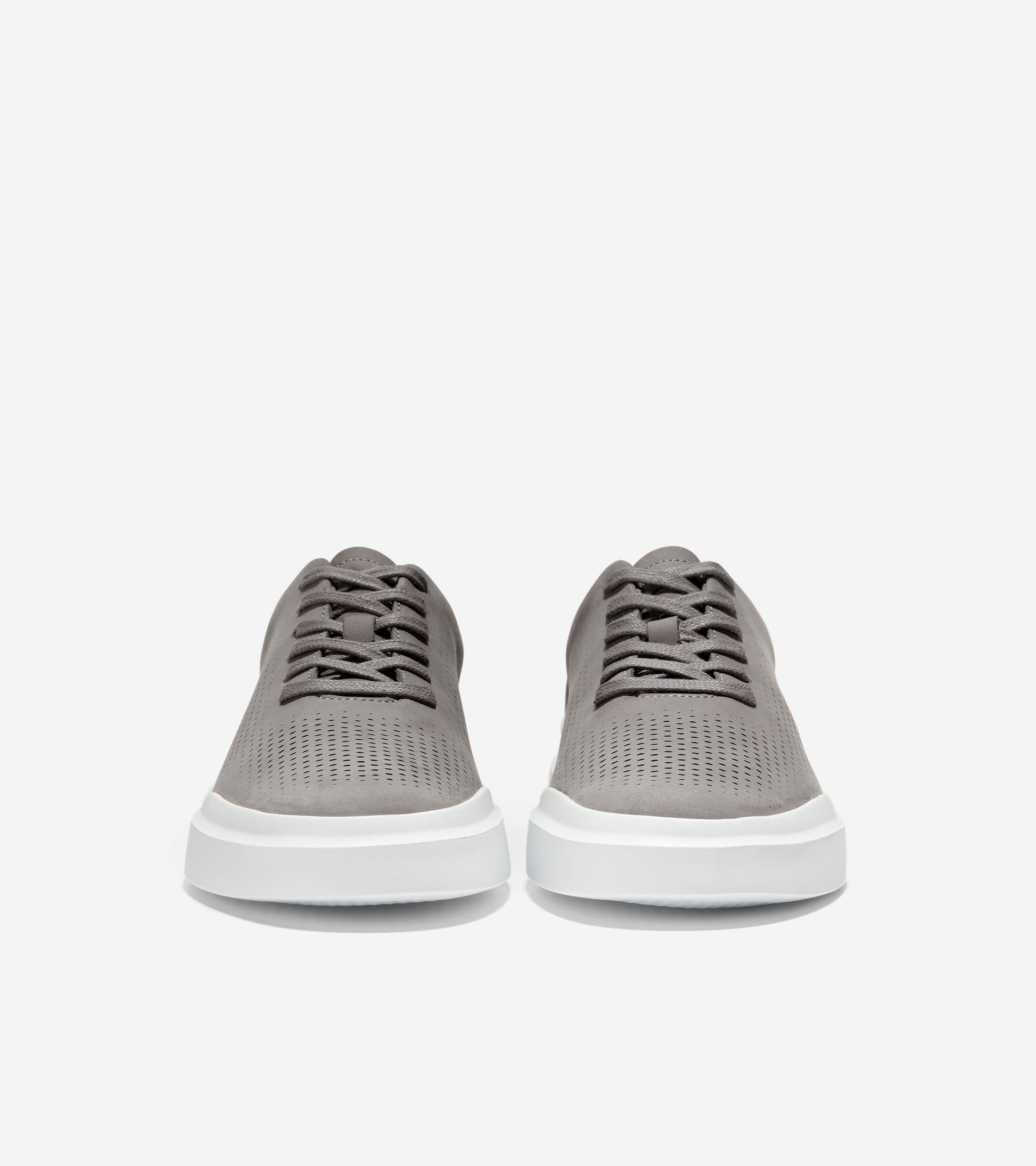 Men's GrandPrø Rally Laser Cut Sneakers-Ironstone-Optic White