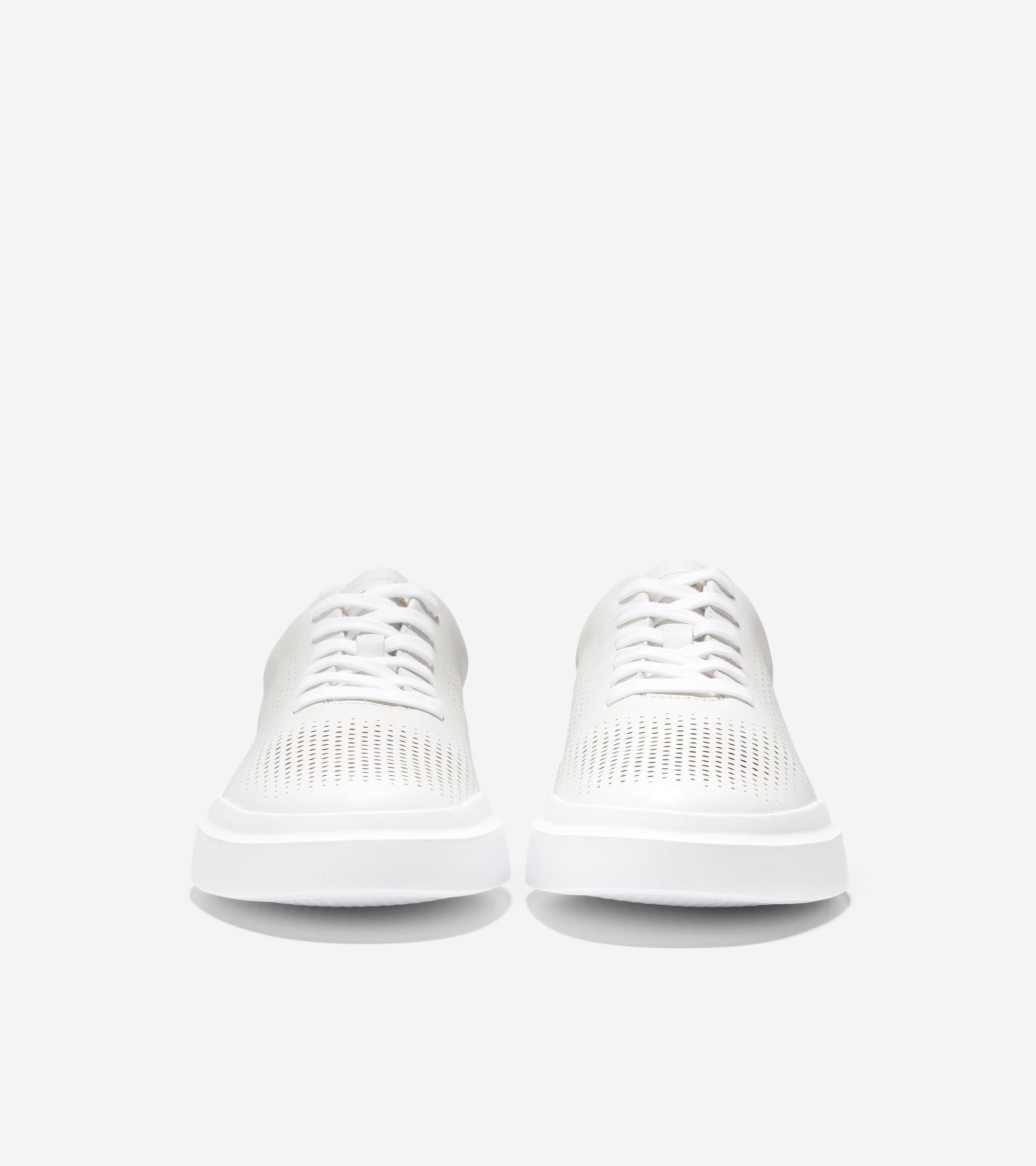 Men's GrandPrø Rally Laser Cut Sneakers in White | Cole Haan