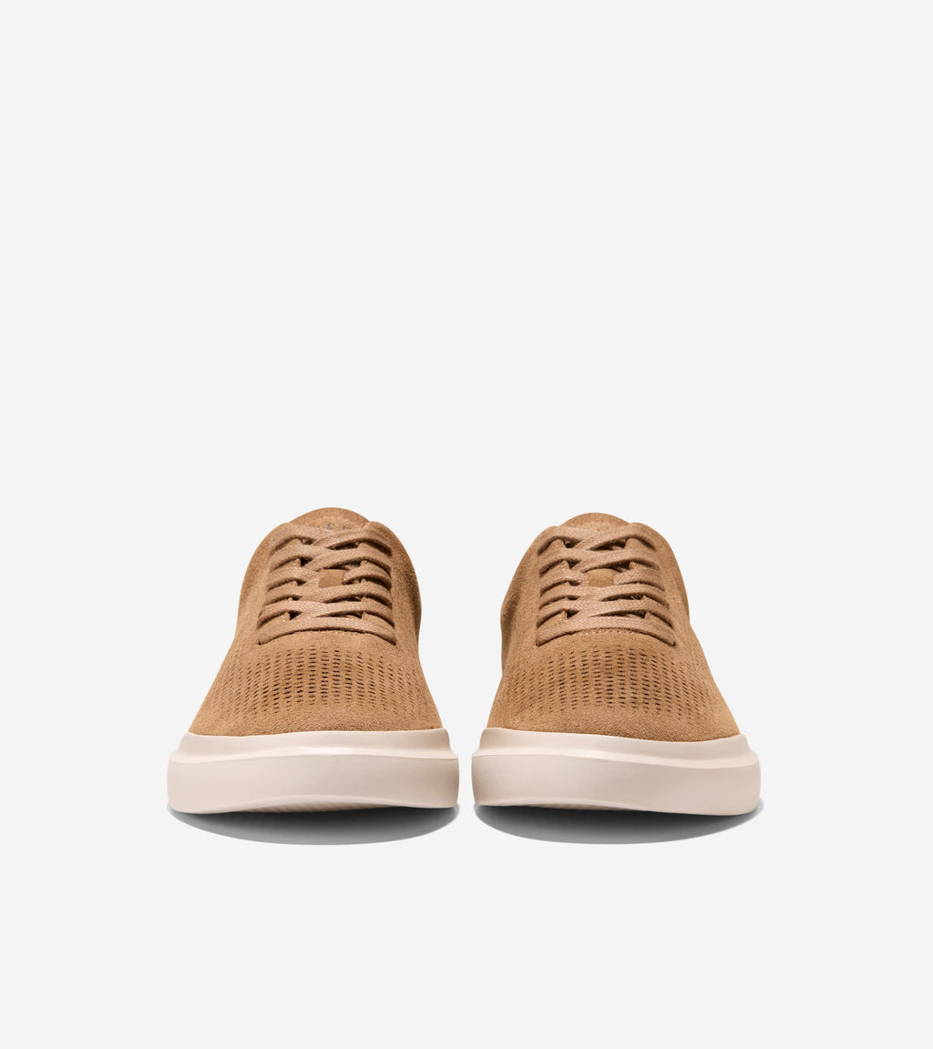 Men's GrandPrø Rally Laser Cut Sneakers-Toasted Coconut-Turbulence