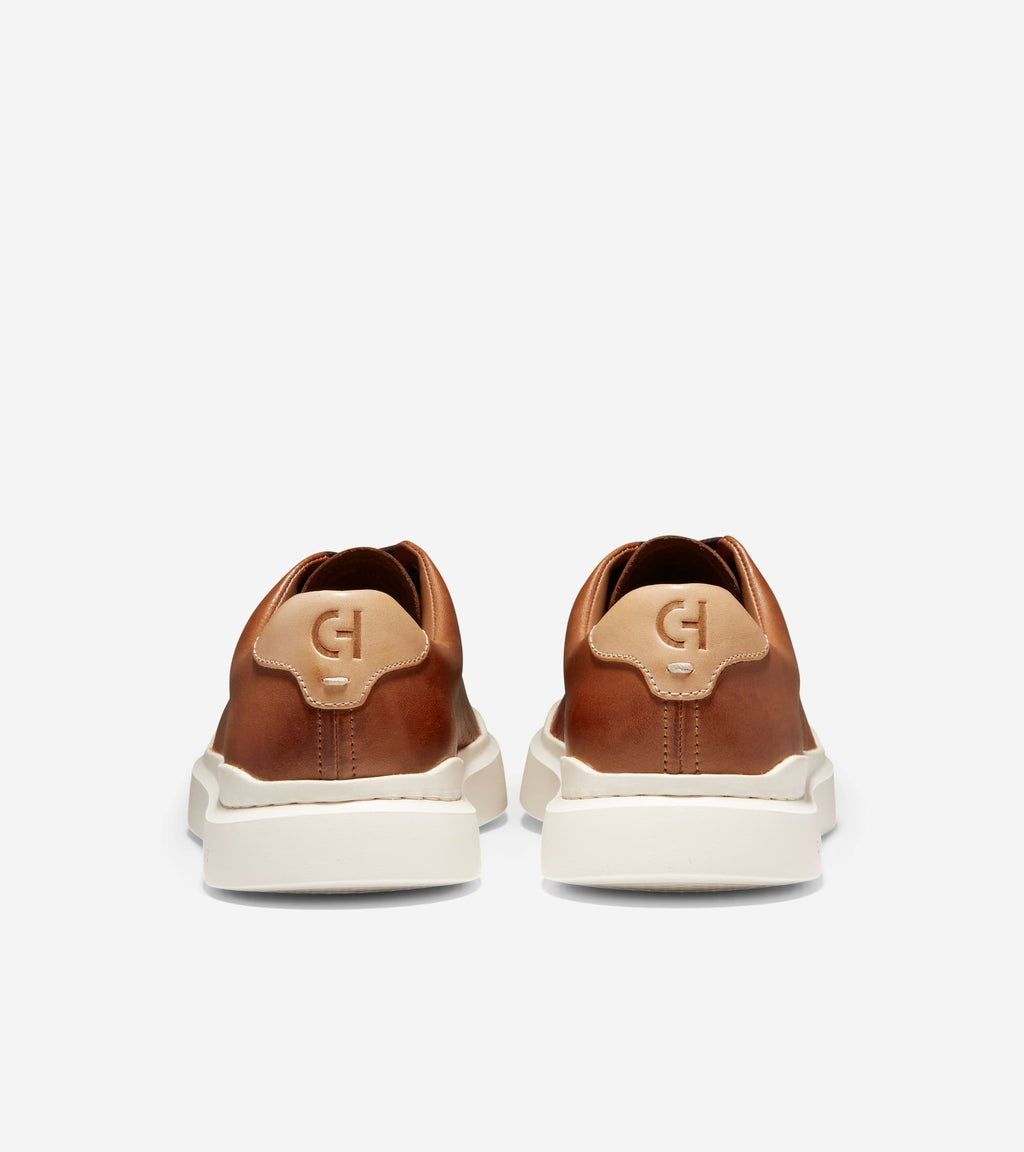 Men's GrandPrø Rally Laser Cut Sneakers-British Tan-Ivory