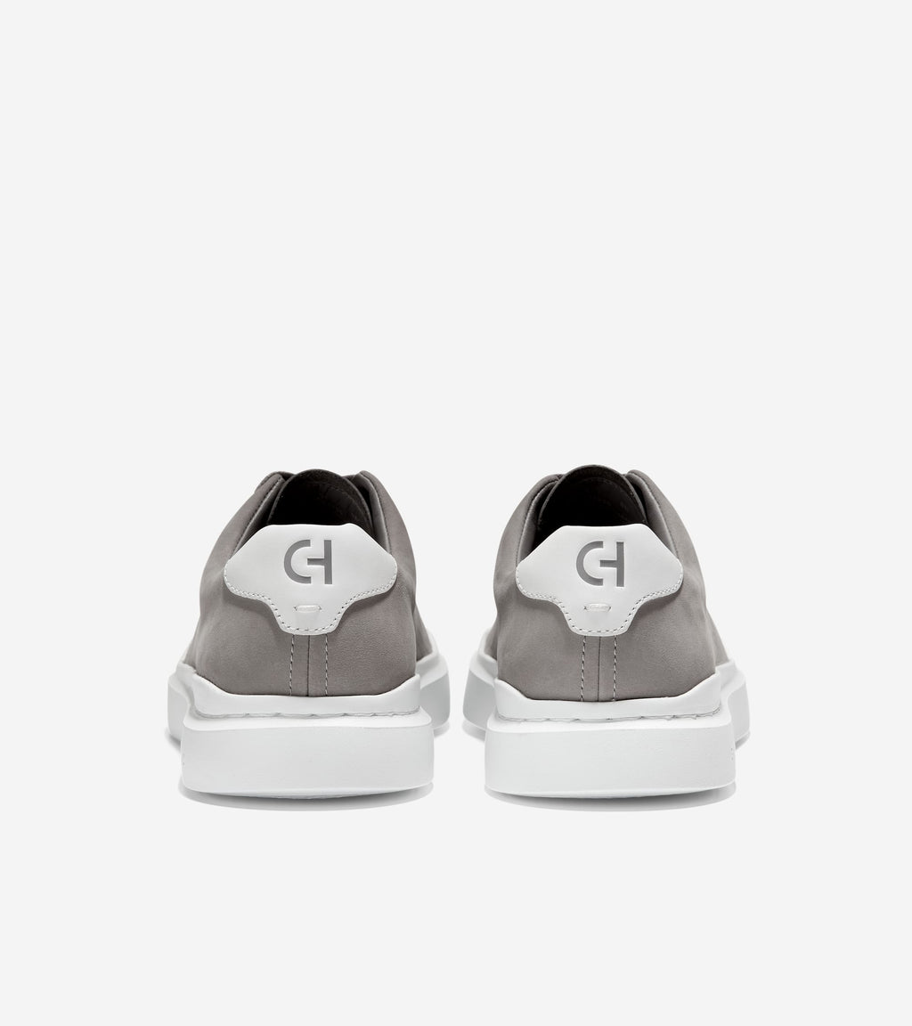 Men's GrandPrø Rally Laser Cut Sneakers-Ironstone-Optic White