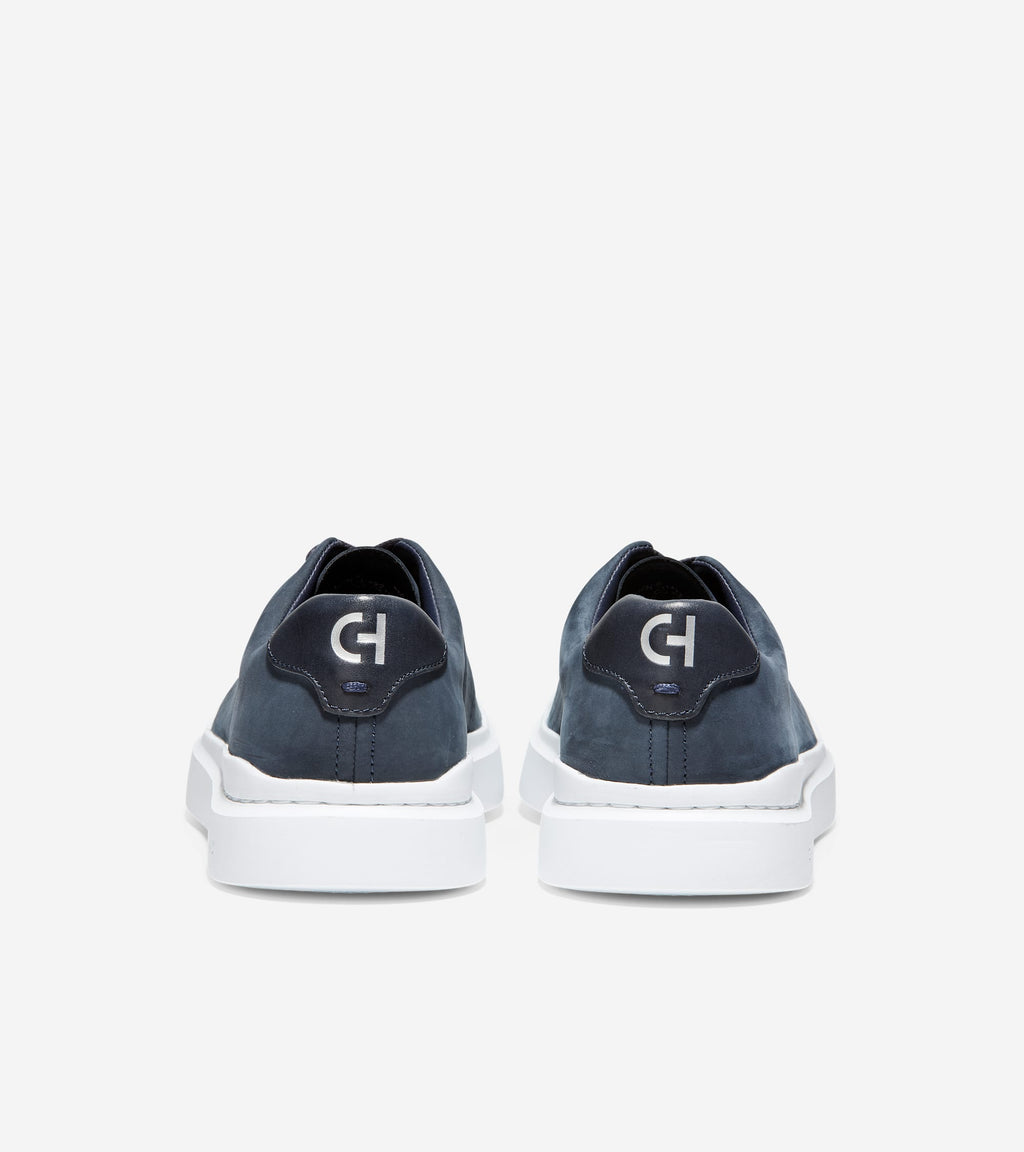 Men's GrandPrø Rally Laser Cut Sneakers-Navy Nubuck