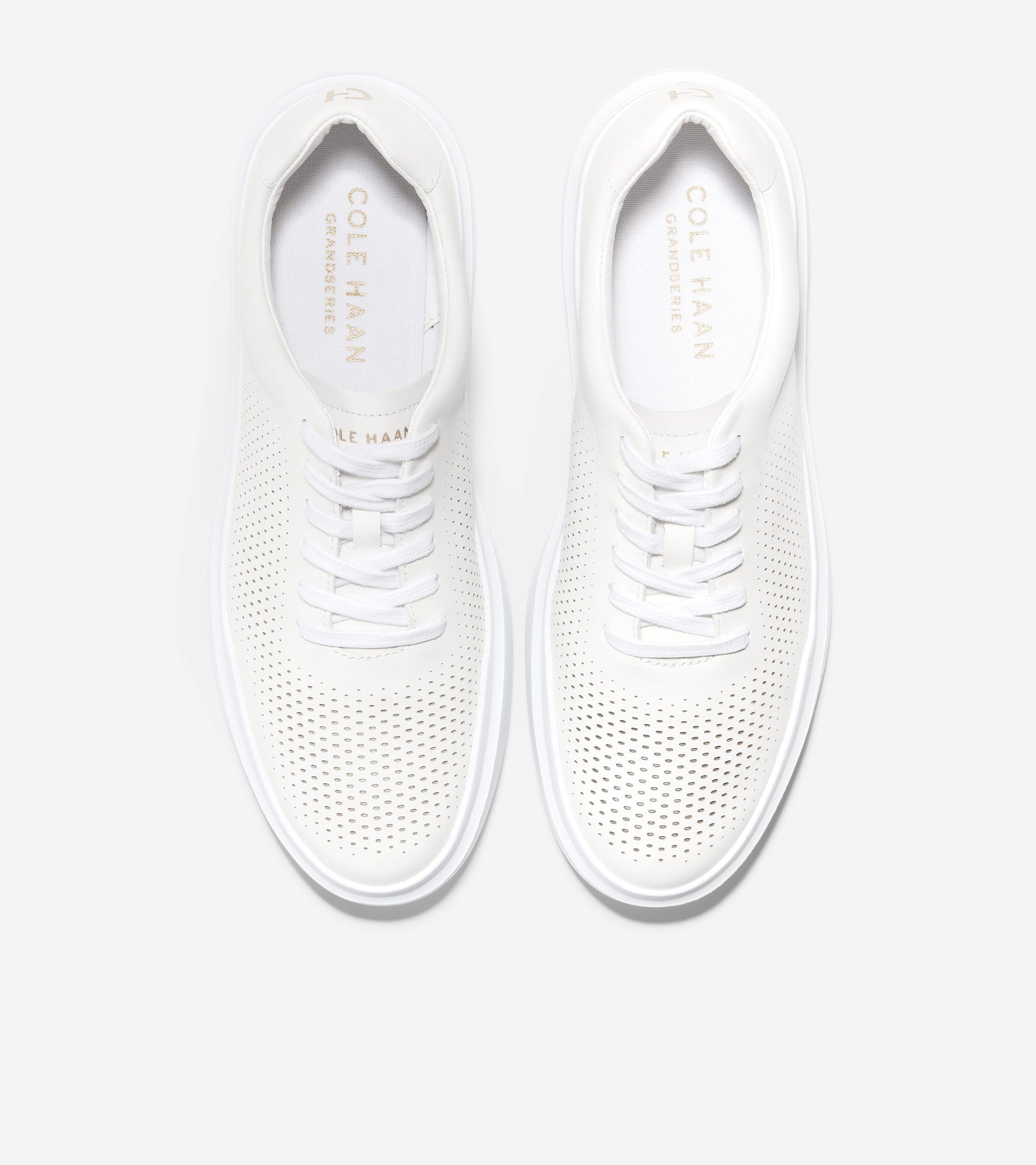 Men's GrandPrø Rally Laser Cut Sneakers-White