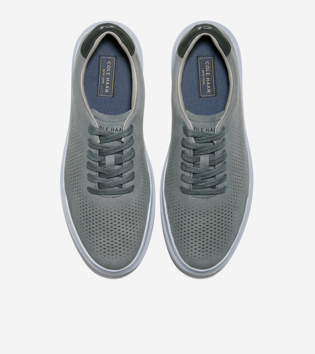 Men's GrandPrø Rally Laser Cut Sneakers-Turbulence-Black-Tradewinds